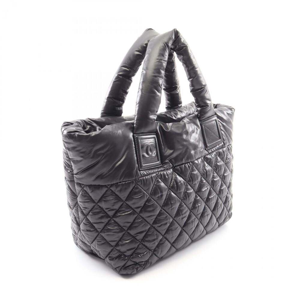 CHANEL Black Leather Tote Bag - Picture 2 of 10